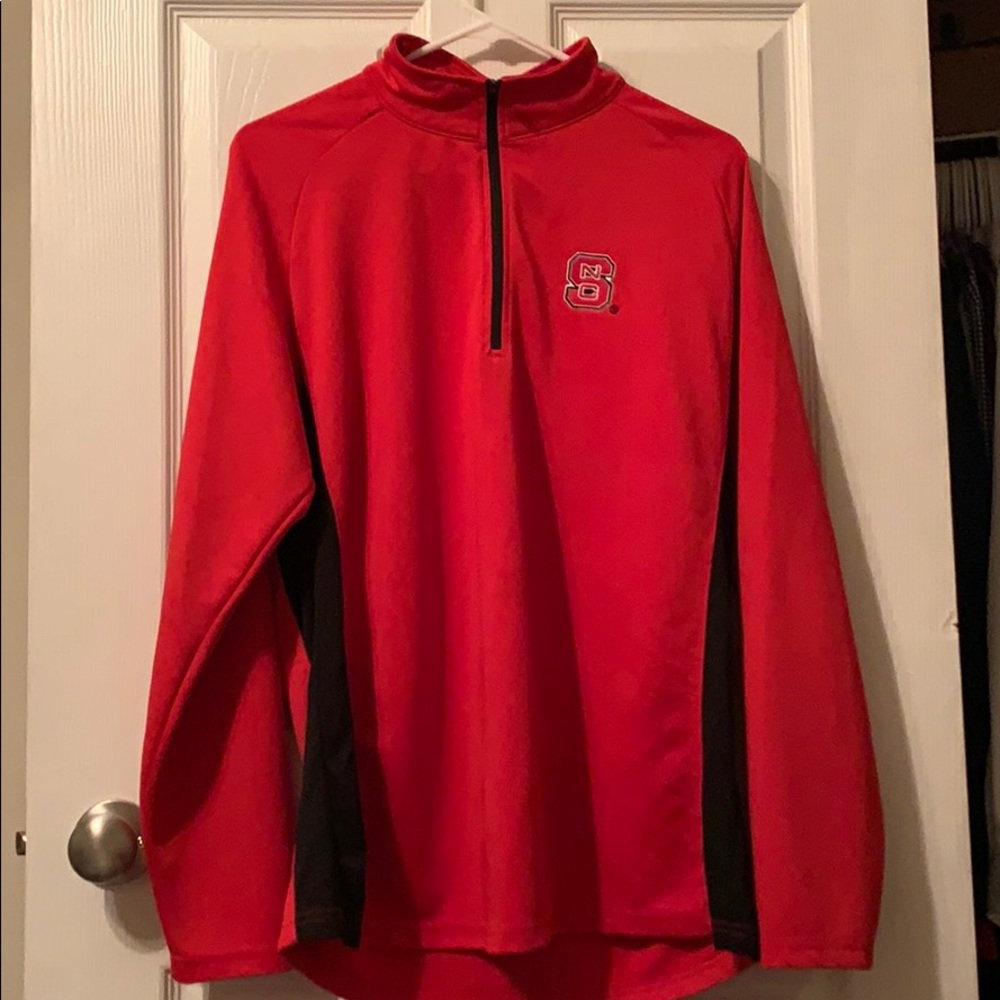 Red NC State Quarter Zip